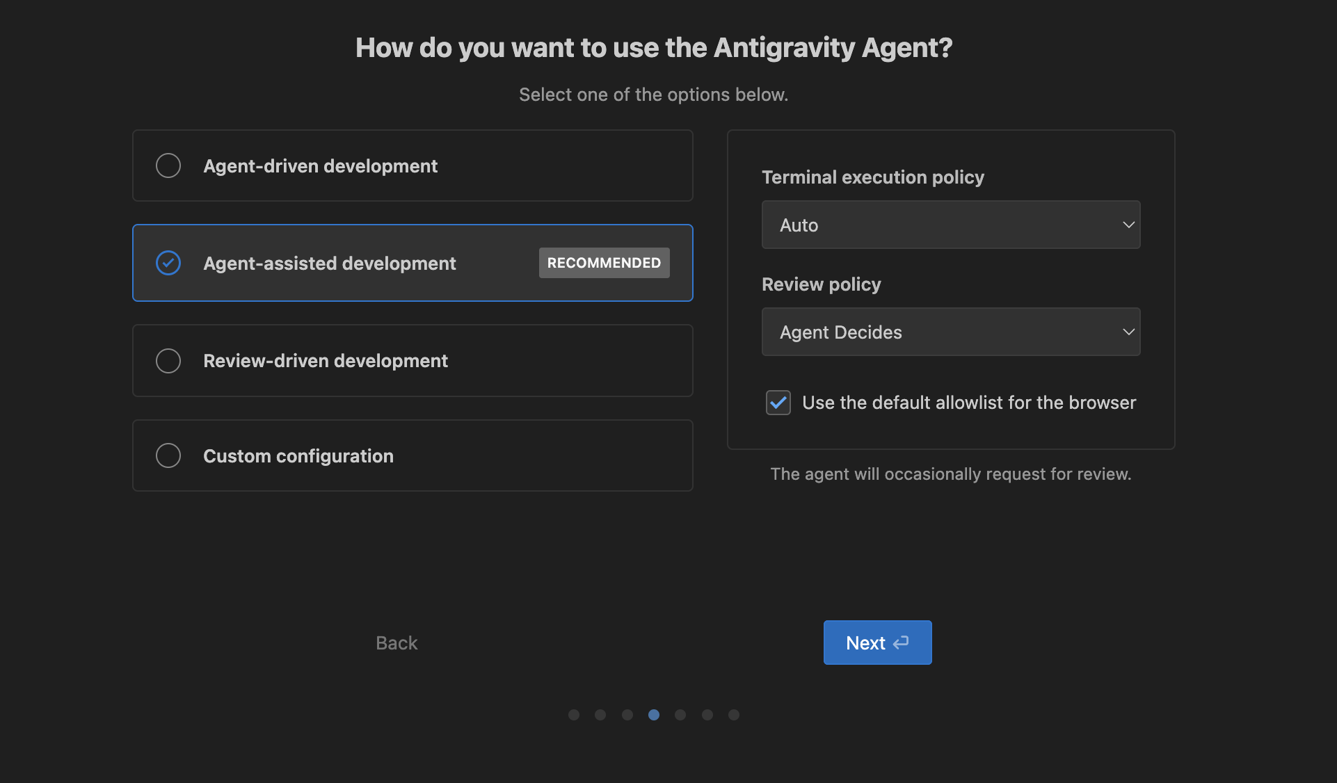 Onboarding Step: Agent Assisted