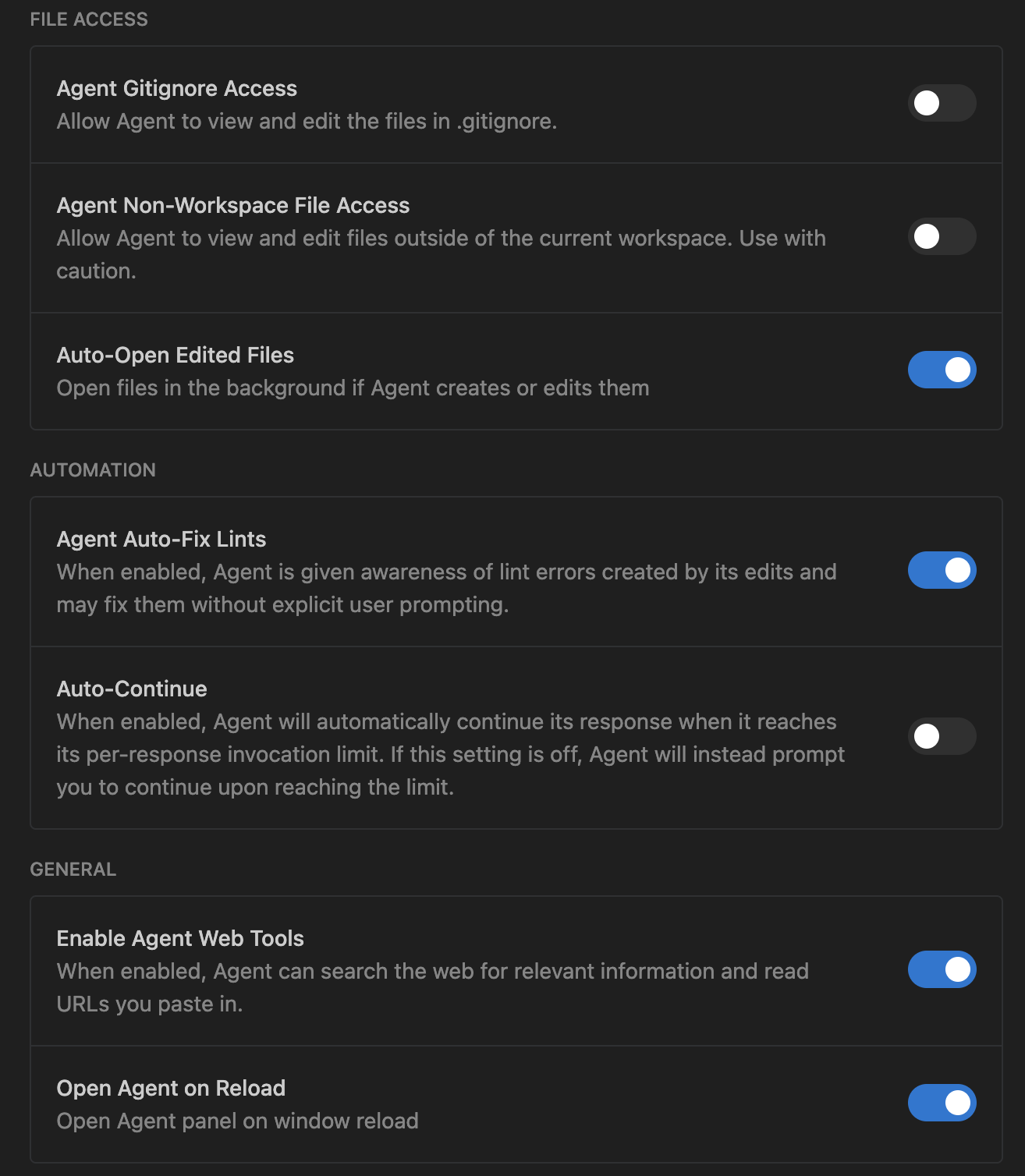 File Access Settings