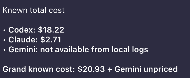 OpenClaw agent using llmusage to answer questions about llm usage